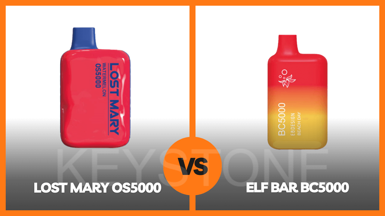 lost mary OS5000 vs elf bar bc5000