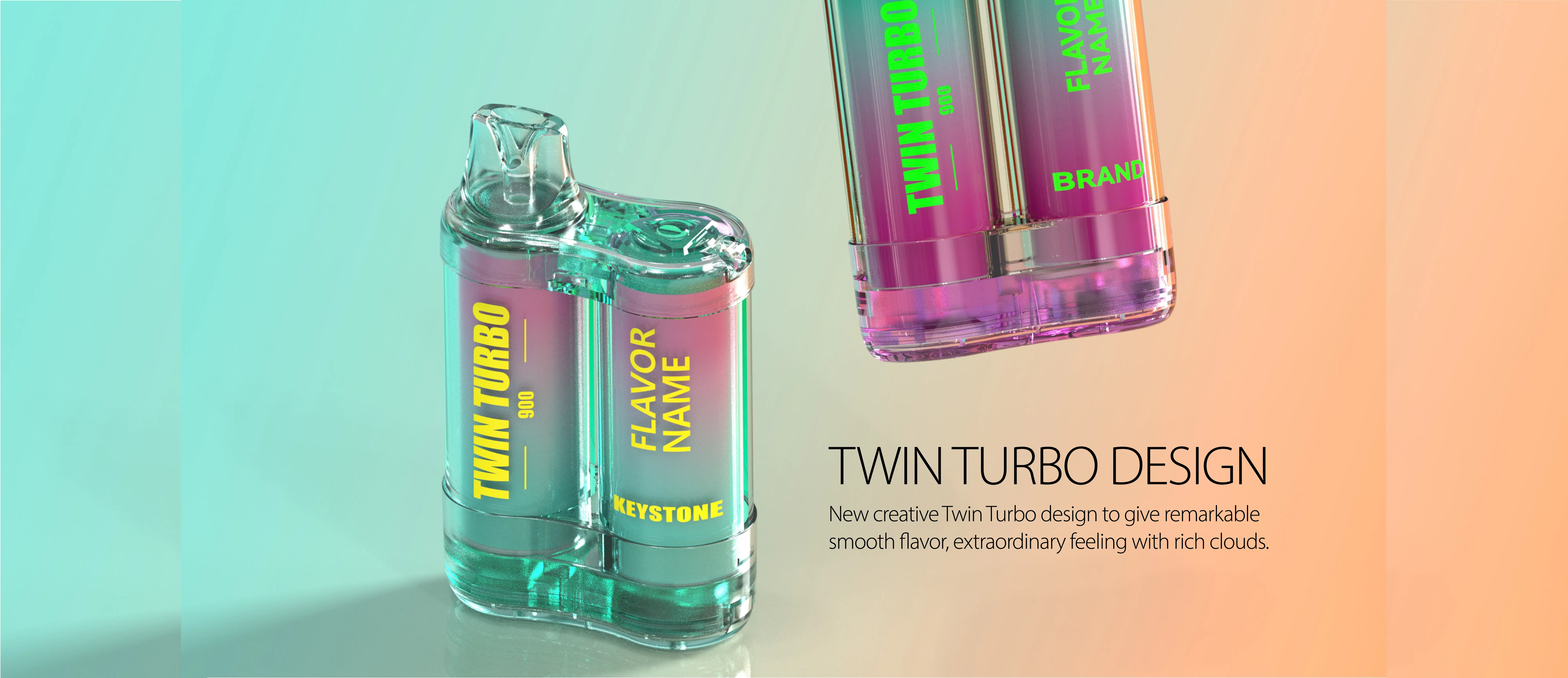 TWIN TURBO 900 puffs disposable vape -2