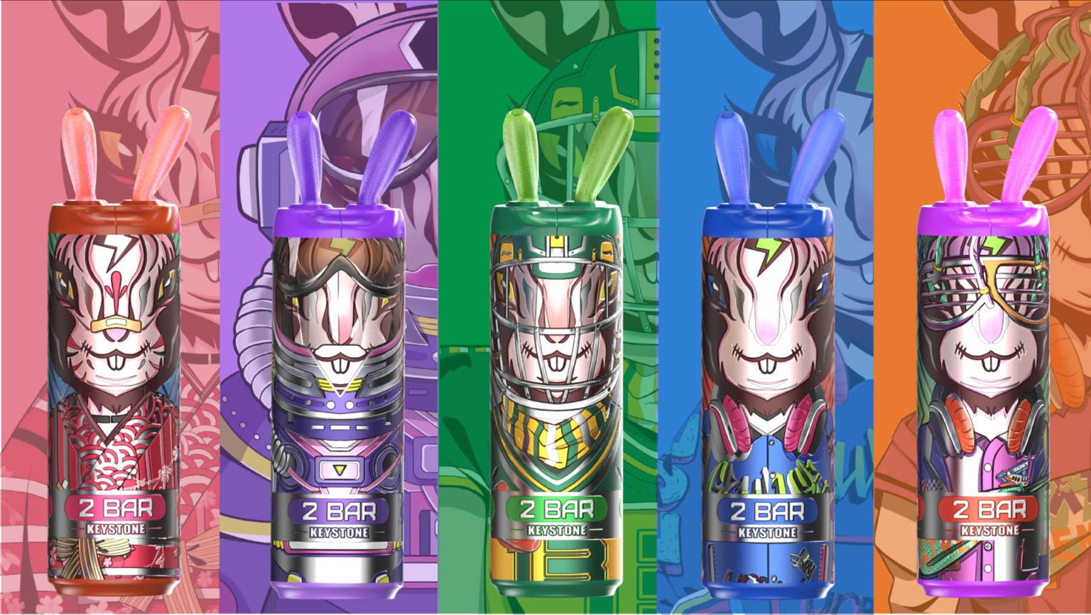 Double Flavor Switch Vape Pod System KEYSTONE